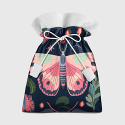 Мешок для подарков Паттерн из бабочек, цвет: 3D-принт