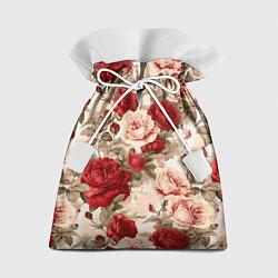 Мешок для подарков Розы паттерн, цвет: 3D-принт