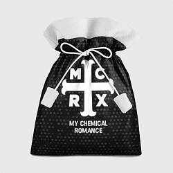 Мешок для подарков My Chemical Romance glitch на темном фоне, цвет: 3D-принт
