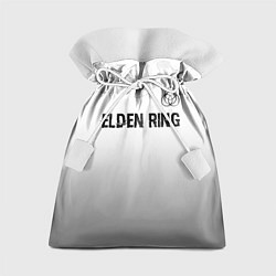 Мешок для подарков Elden Ring glitch на светлом фоне: символ сверху, цвет: 3D-принт