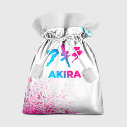 Мешок для подарков Akira neon gradient style, цвет: 3D-принт
