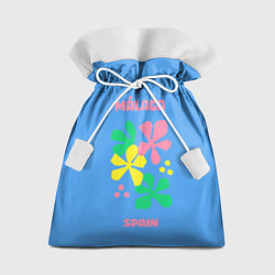 Мешок для подарков Малага - Испания, цвет: 3D-принт