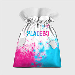 Мешок для подарков Placebo neon gradient style: символ сверху, цвет: 3D-принт