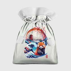 Мешок для подарков Красная панда на охоте, цвет: 3D-принт