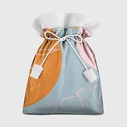 Мешок для подарков Минималистичный лотос, цвет: 3D-принт