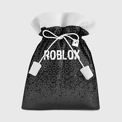 Мешок для подарков Roblox glitch на темном фоне: символ сверху, цвет: 3D-принт