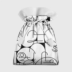 Мешок для подарков Армения моя Буквы, цвет: 3D-принт