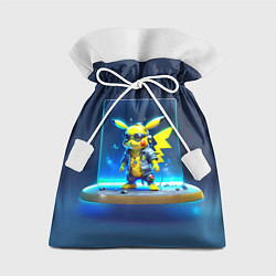 Мешок для подарков Крутой Пикачу, цвет: 3D-принт