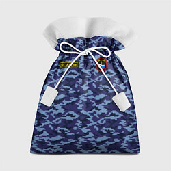 Мешок для подарков Камуфляж охрана - Артём, цвет: 3D-принт