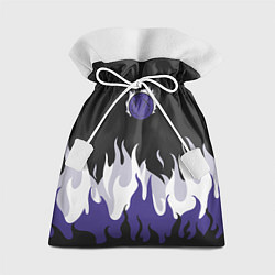 Подарочный мешок Black fire emoji