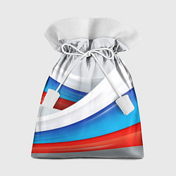 Мешок для подарков Российские флаги, цвет: 3D-принт