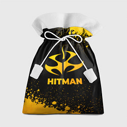Мешок для подарков Hitman - gold gradient, цвет: 3D-принт