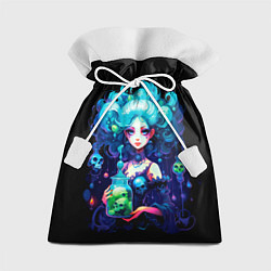 Мешок для подарков Милая ведьма с магическим зельем, цвет: 3D-принт
