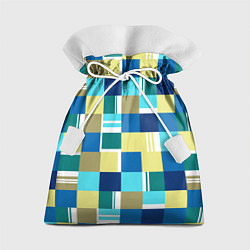 Мешок для подарков Ретро квадраты, цвет: 3D-принт