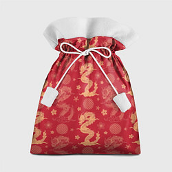 Мешок для подарков Азиатские драконы - классика, цвет: 3D-принт