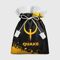 Мешок для подарков Quake - gold gradient, цвет: 3D-принт