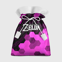 Мешок для подарков Zelda pro gaming посередине, цвет: 3D-принт