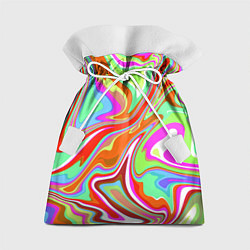 Подарочный мешок Цветная плазменная абстракция