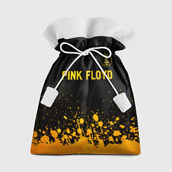 Мешок для подарков Pink Floyd - gold gradient посередине, цвет: 3D-принт