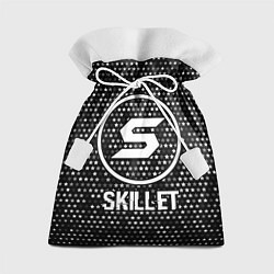 Мешок для подарков Skillet glitch на темном фоне, цвет: 3D-принт