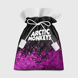 Мешок для подарков Arctic Monkeys rock legends посередине, цвет: 3D-принт