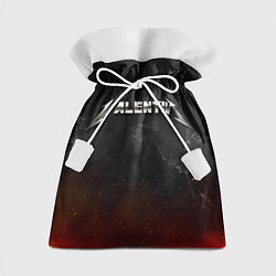 Мешок для подарков Валентин в стиле Металлика - искры и огонь, цвет: 3D-принт