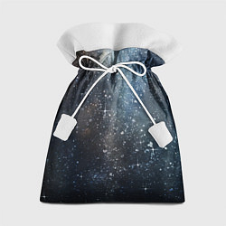 Мешок для подарков Темное космическое звездное небо, цвет: 3D-принт