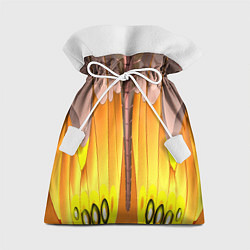 Мешок для подарков Желтые наплывы, цвет: 3D-принт
