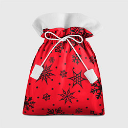 Мешок для подарков Праздничный снег, цвет: 3D-принт