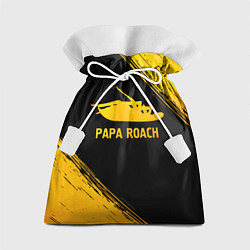 Мешок для подарков Papa Roach - gold gradient, цвет: 3D-принт