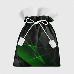 Мешок для подарков Зелёные узоры текстура, цвет: 3D-принт