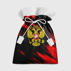 Мешок для подарков Герб РФ патриотический краски, цвет: 3D-принт