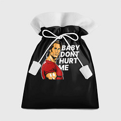 Мешок для подарков Baby dont hurt me - Mike OHearn, цвет: 3D-принт