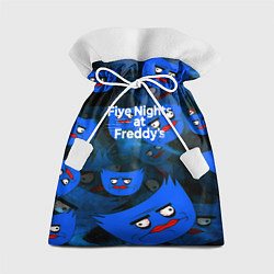 Мешок для подарков Huggy Wuggy x Five Nights at Freddys, цвет: 3D-принт