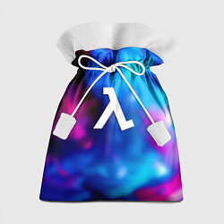 Мешок для подарков Half life neon freeman, цвет: 3D-принт