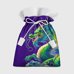 Мешок для подарков Японская гравюра дракона - ирезуми, цвет: 3D-принт