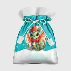 Мешок для подарков Малыш милый дракон 2024, цвет: 3D-принт