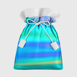 Мешок для подарков Неоновые мягкие полосы через матовое стекло, цвет: 3D-принт