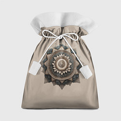 Мешок для подарков Защитный орнамент- щит из дерева резной, цвет: 3D-принт