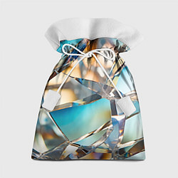Мешок для подарков Грани стеклянного камня, цвет: 3D-принт