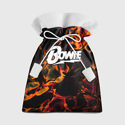 Мешок для подарков David Bowie red lava, цвет: 3D-принт