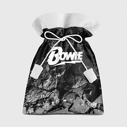 Мешок для подарков David Bowie black graphite, цвет: 3D-принт