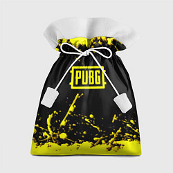 Мешок для подарков Пабг жёлтые краски геймер, цвет: 3D-принт