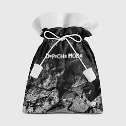 Мешок для подарков Depeche Mode black graphite, цвет: 3D-принт