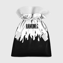 Мешок для подарков Ramones fire black rock, цвет: 3D-принт