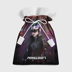Мешок для подарков Minecraft matrix woman, цвет: 3D-принт