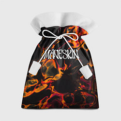 Мешок для подарков Maneskin red lava, цвет: 3D-принт