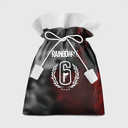 Мешок для подарков Rainbow six gradient fire, цвет: 3D-принт