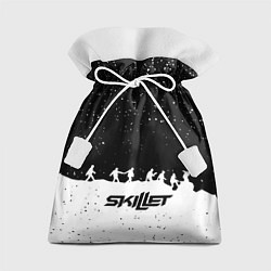Мешок для подарков Skillet rock music band, цвет: 3D-принт