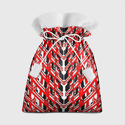 Мешок для подарков Красная техно броня, цвет: 3D-принт